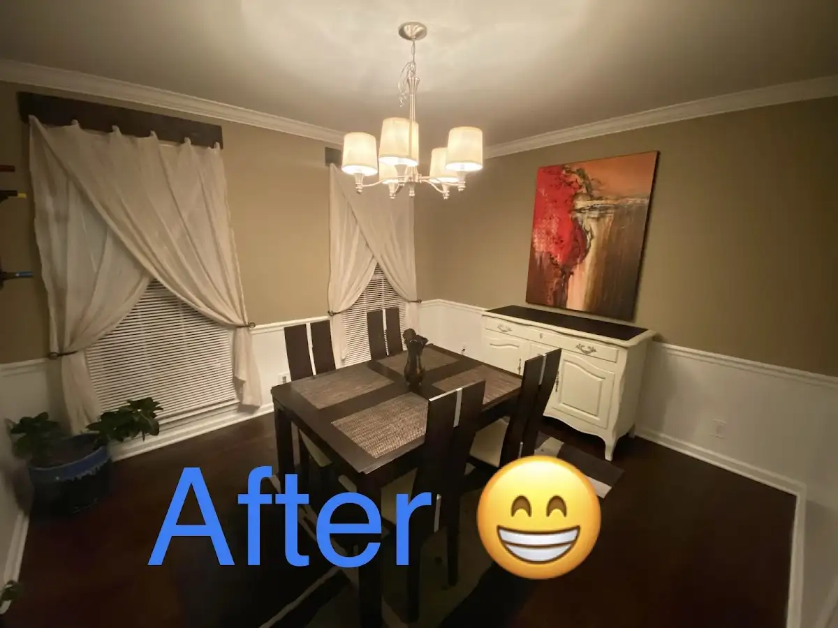 Professional dining room restoration after water damage in Des Moines