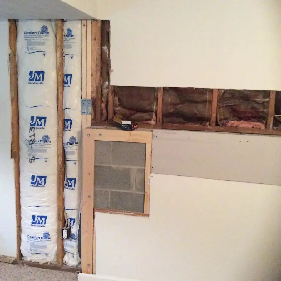 Wall insulation replacement during Structural Drying in Des Moines